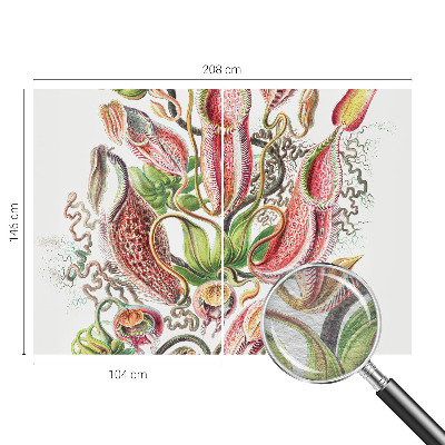 Large wallpaper mural Plant details