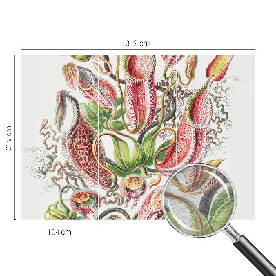 Large wallpaper mural Plant details