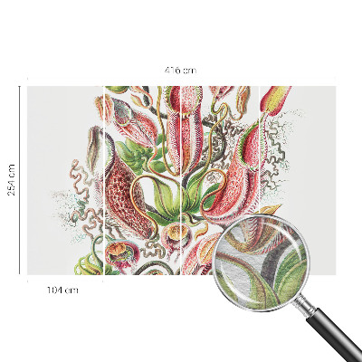 Large wallpaper mural Plant details