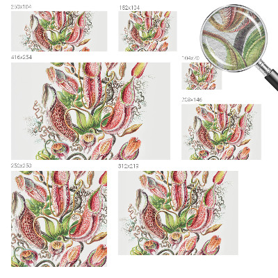 Large wallpaper mural Plant details