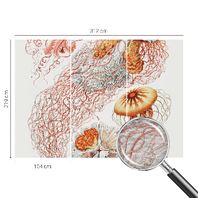 Custom size wall mural Fancy jellyfish