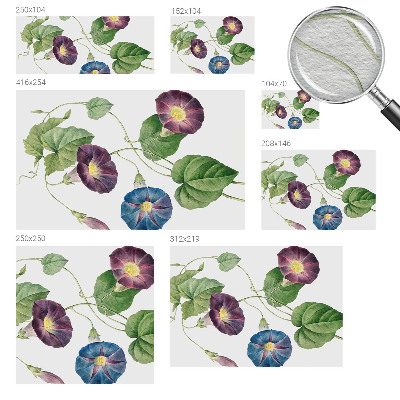 Modern wall mural Floristic elegance