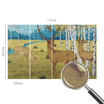 High quality wall mural wallpaper Forest harmony