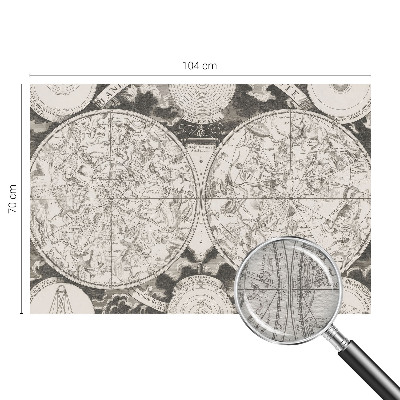 Premium wall mural for bedroom Star map