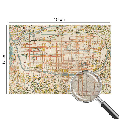 Premium photo wallpaper Antique map