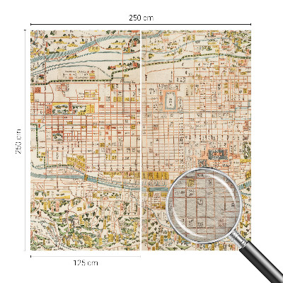 Premium photo wallpaper Antique map