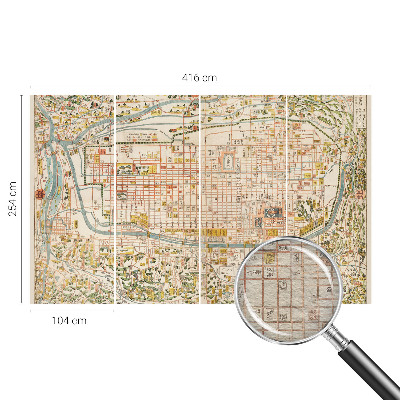 Premium photo wallpaper Antique map