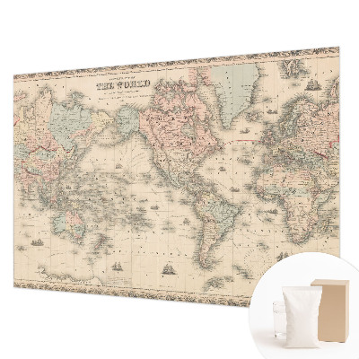 Non-woven wall mural Historical map