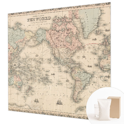 Non-woven wall mural Historical map