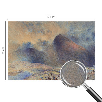 Decorative wall mural for living room Mountain landscape