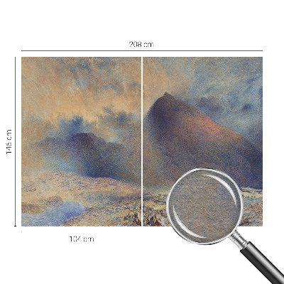 Decorative wall mural for living room Mountain landscape