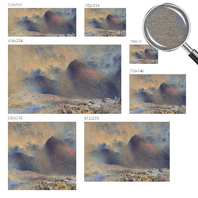 Decorative wall mural for living room Mountain landscape