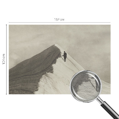 Photo wall mural Lone climber