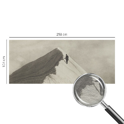 Photo wall mural Lone climber