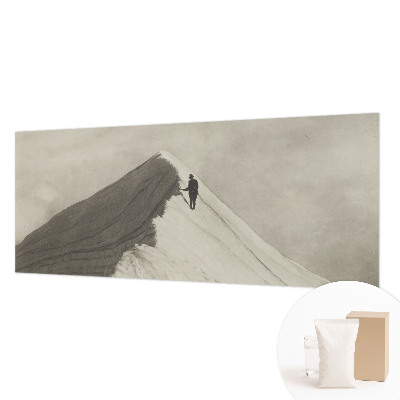 Photo wall mural Lone climber