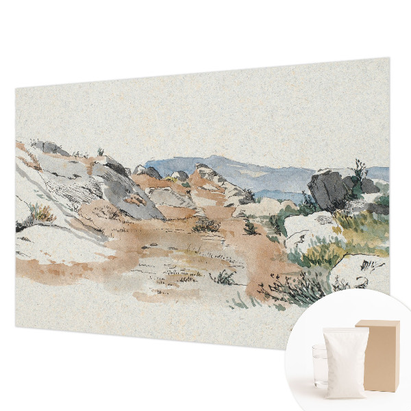 Large wallpaper mural Rock landscape