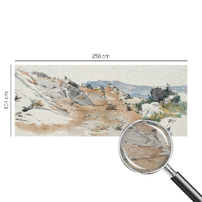 Large wallpaper mural Rock landscape