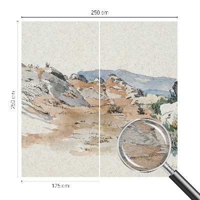 Large wallpaper mural Rock landscape