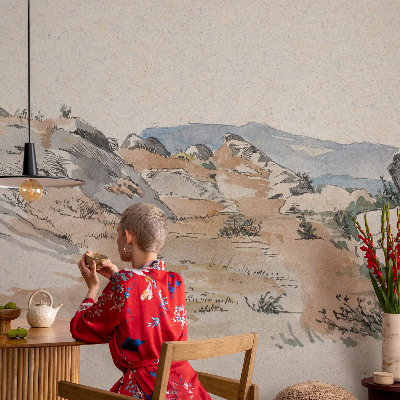 Large wallpaper mural Rock landscape