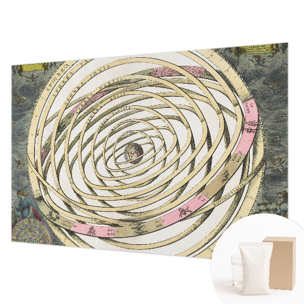 Bedroom wall mural wallpaper Cosmic spiral