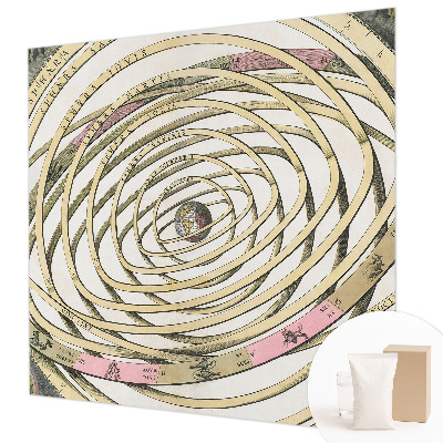 Bedroom wall mural wallpaper Cosmic spiral