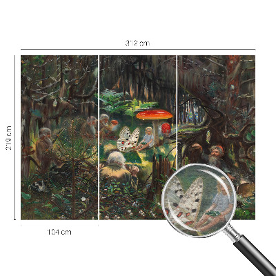 Wallpaper mural for living room Fairytale forest