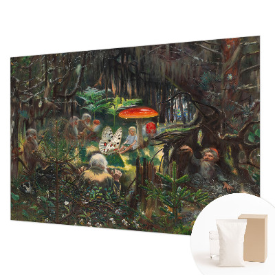 Wallpaper mural for living room Fairytale forest