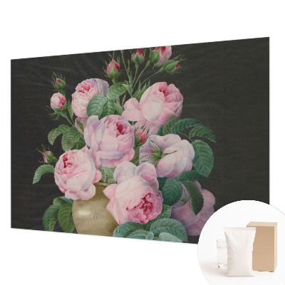 Modern wall mural for living room Floral elegance