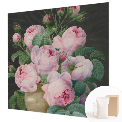Modern wall mural for living room Floral elegance
