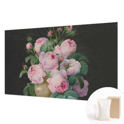 Modern wall mural for living room Floral elegance