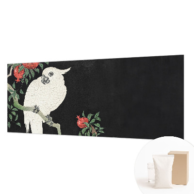 Custom size wall mural Pomegranate parrot