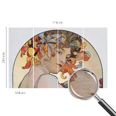 Premium photo wallpaper Colorful Art Nouveau