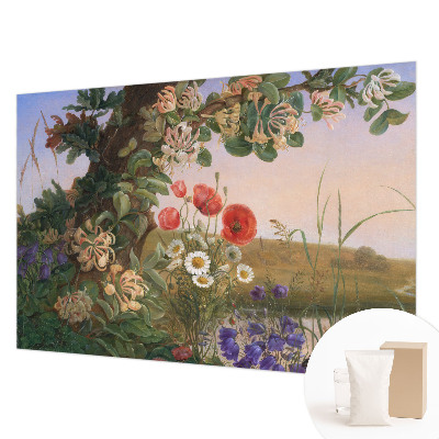 Non-woven wall mural Floral idyll