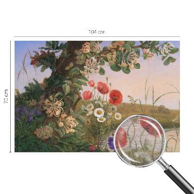 Non-woven wall mural Floral idyll