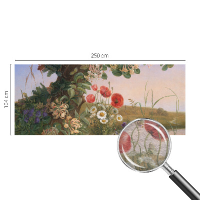 Non-woven wall mural Floral idyll