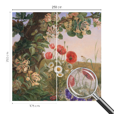Non-woven wall mural Floral idyll