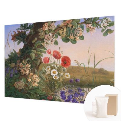 Non-woven wall mural Floral idyll