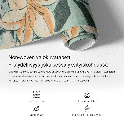 Non-woven wall mural Floral idyll