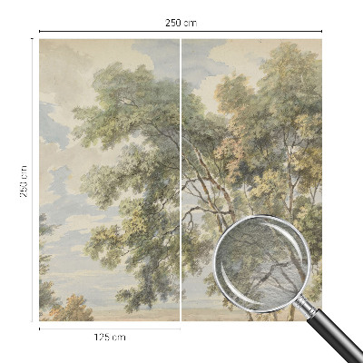 Photo wallpaper Romantic nature