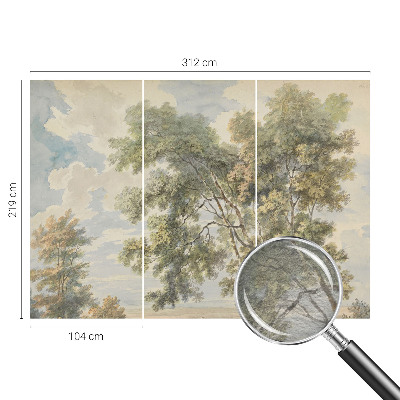 Photo wallpaper Romantic nature