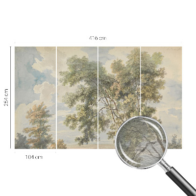 Photo wallpaper Romantic nature