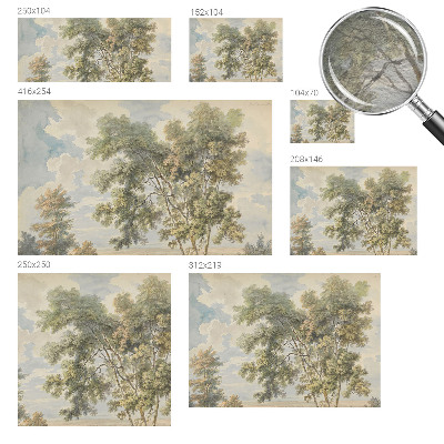 Photo wallpaper Romantic nature