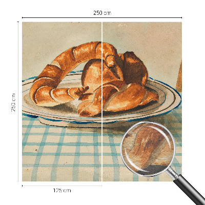 Wall mural Kitchen baked goods