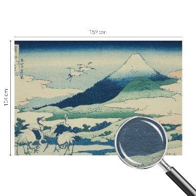 Wall mural for living room Cranes and mountains