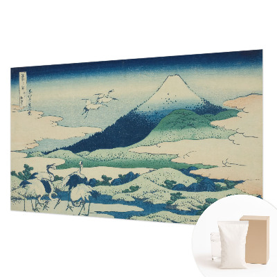 Wall mural for living room Cranes and mountains