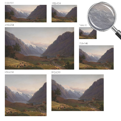 Wall mural for bedroom Mountain panorama