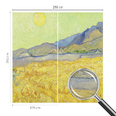 Large wall mural Wheat field