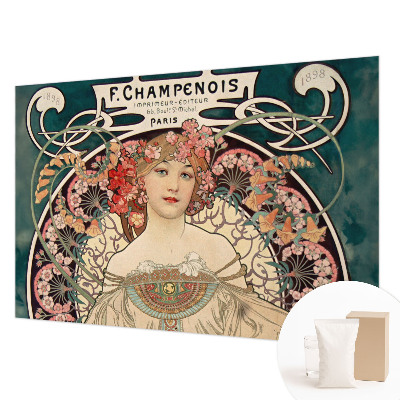 Modern wall mural for bedroom Floral symmetry