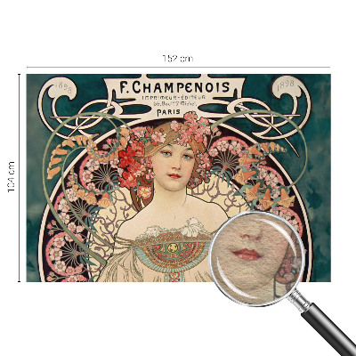 Modern wall mural for bedroom Floral symmetry