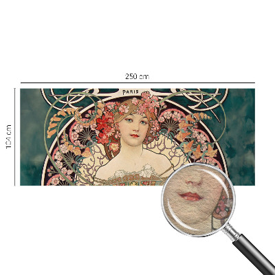 Modern wall mural for bedroom Floral symmetry